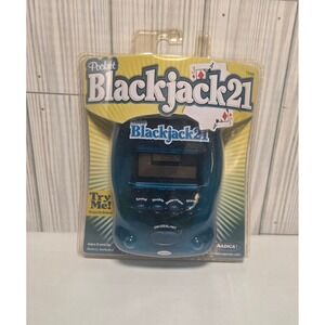 Pocket Blackjack 21 Handheld Electronic‎ Game Radica Casino Style New